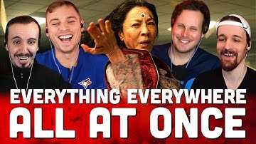 EVERYTHING EVERYWHERE ALL AT ONCE (2022) MOVIE REACTION!! - First Time Watching!