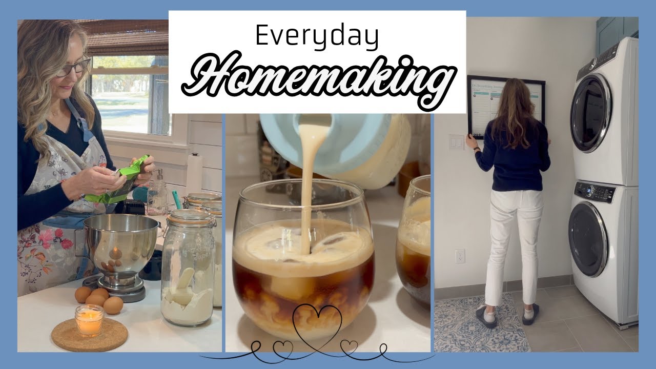 EVERYDAY HOMEMAKING | In the Kitchen & Laundry Room Update - YouTube