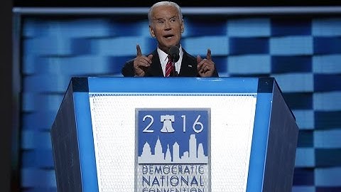Watch VP Joe Biden's full speech at the 2016 Democratic National Convention