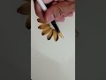 one stroke flower painting | acrylic painting #art #acrylicpainting #paintingstyles #flowers