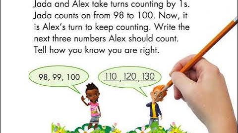 ENVISION GRADE 1 TOPIC 7.2: REPRESENT AND INTERPRET DATA: COUNT BY 1s TO 120