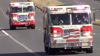 Toms River Fire Department Squad 2561 And Engine 2671 Responding 3-18-25