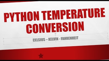 #Python #Temperature #conversion Program