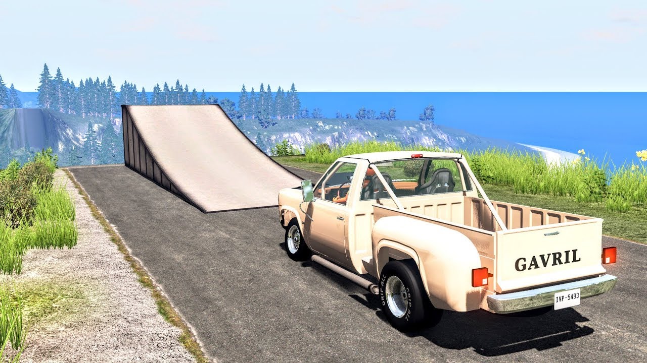 Who Needs Bridges Anyway? #2 - BeamNG Drive Jumps & Crashes