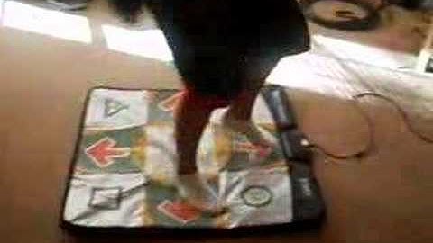 me playing DDR 2