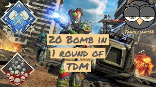 20 Bomb in 1 Round of TDM // Apex Legends