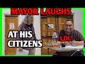 Residents Tell Mayor They Are Fed Up With Bad Cops, Mayor Laughs At Them