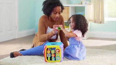 VTech Sort & Discover Activity Cube- Smyths Toys