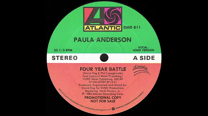 Four Year Battle (Vocal Long Version) - Paula Ande...