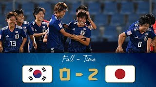 Highlights #AFCU19W M08   Korea Republic 0-2 Japan