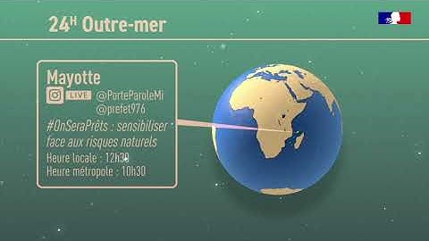 #24hOutreMer | Sensibilisation face aux risques naturels avec le préfet de Mayotte
