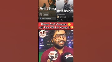 Who’s No.1 Singer? Arijit Singh vs Atif Aslam | Spotify Result 😜 #shorts #arijitsingh #atifaslam