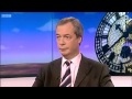 UKIP Nigel Farage, BBC Daily Politics -  January 2014