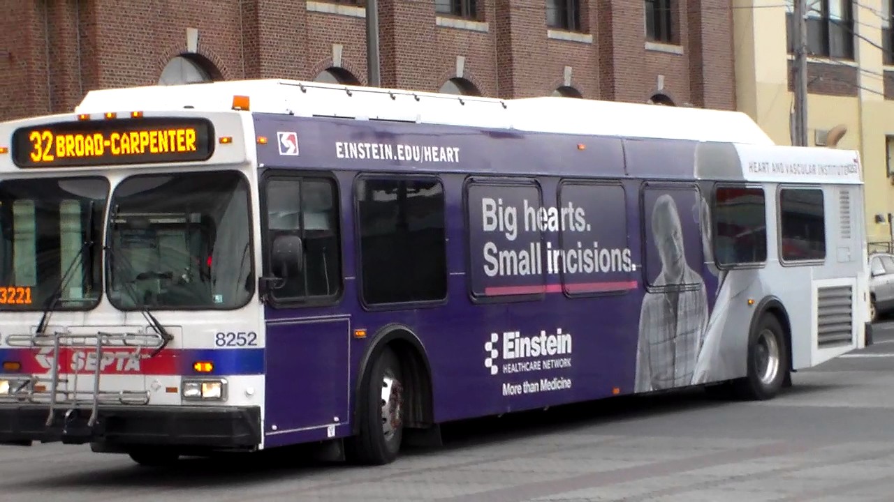 septa-bus-hybrid-new-flyer-de41lf-8252-on-route-32-youtube