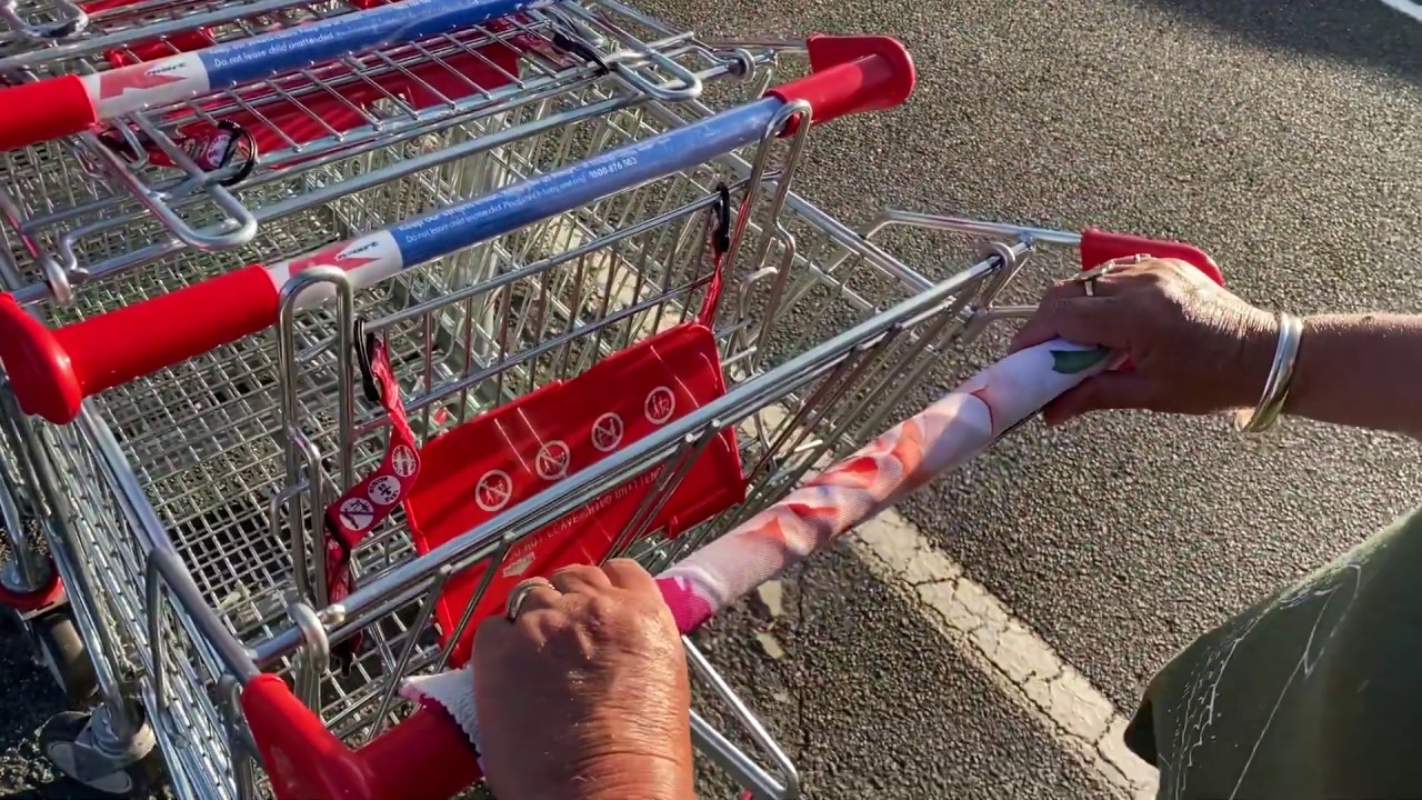 SHOPPING TROLLEY HANDLE COVERS - YouTube SHOPPING TROLLEY HANDLE COVERS - YouTube