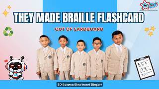 InYSIA 2025 | Learning Braille with Recycled Cardboard | Braille & 2D Shape Flashcards
