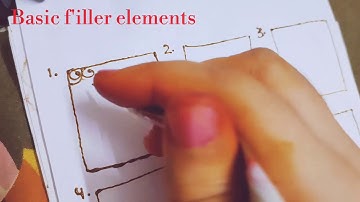 Learn 11 Basic Filler Elements / Tutorial for beginners