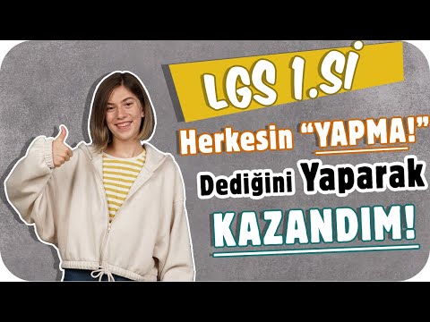 2021 LGS 1.si Ada Coşkun | Kimsenin Kullanmadığı Çalışma Tekniği, Günde Kaç Soru Çözdü!