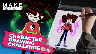 5-Minute Character Drawing Challenge (with non-2D Artists) | House On The Outlands