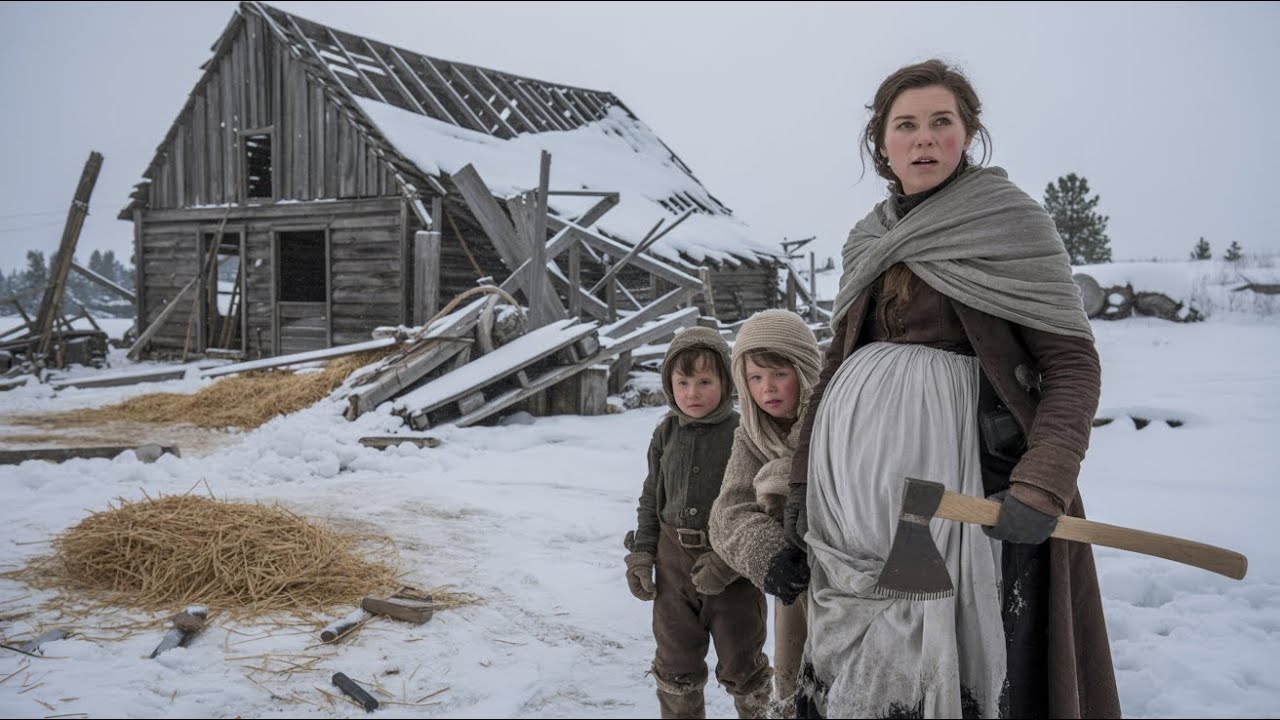 How This Pregnant Widow Turned a Collapsed Barn Into a Winter Shelter