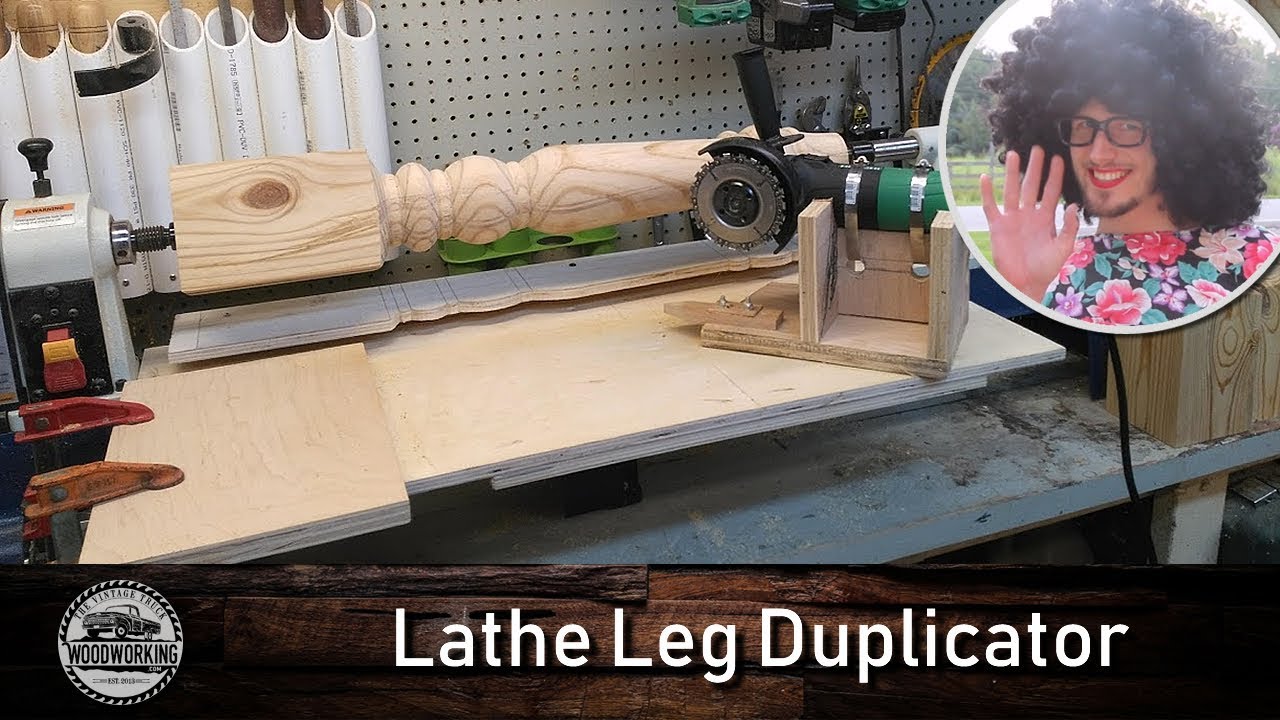 Wood Lathe Duplicator With Angle Grinder Wood Lathe Wood Turning Lathe Wood Turning
