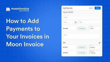 How to Add Payments to Your Invoices in Moon Invoice