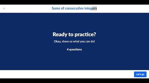 Solving Equations Sums of Consecutive Integers