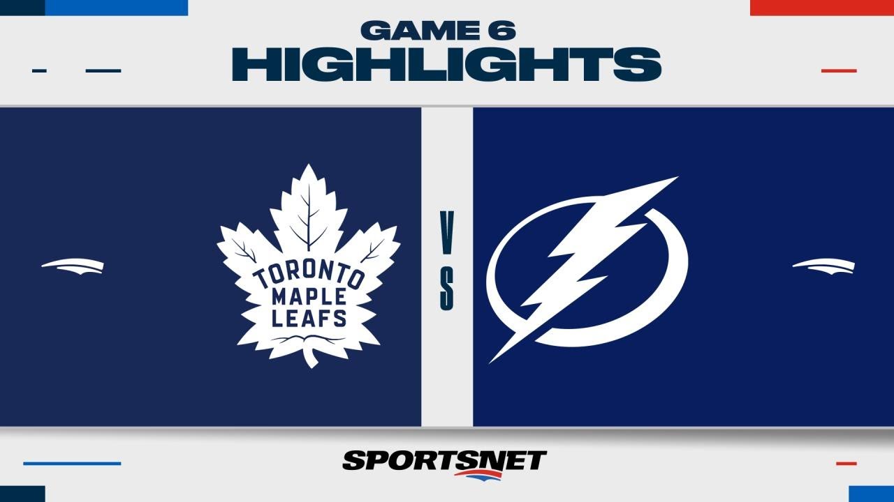 Leafs eliminate Lightning in Game 6, advance to 2nd round for first ...