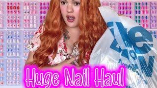 Huge Dollar Tree Walmart and Five Below Press On Nail Haul
