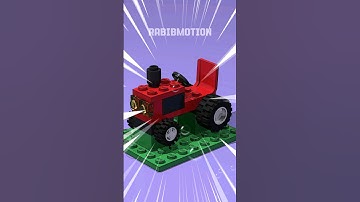 LEGO Tractor Tutorial #lego #legotutorial #satisfying
