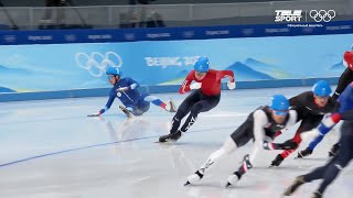 ОБИДНОЕ ПАДЕНИЕ лишило Захарова шансов на медаль. Конькобежный спорт. Олимпиада-2022 в Пекине