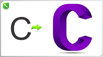 Logo Design ideas for Graphic Designers - 3D Text in CorelDraw