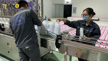 Dây chuyền chiết rót nước giặt