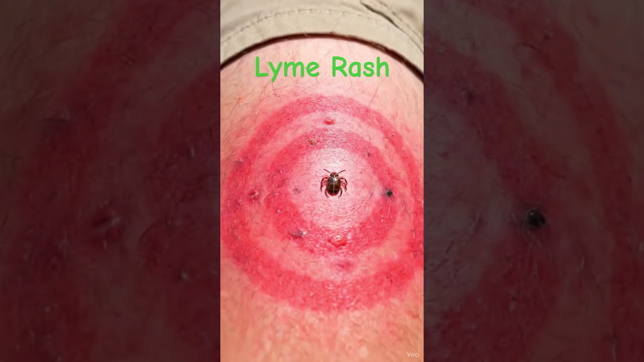 Lyme  rash at tick site better see doctor. 