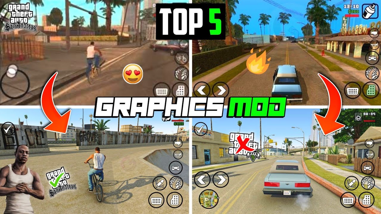 Top 5 GTA San Andreas mods for Android and iOS
