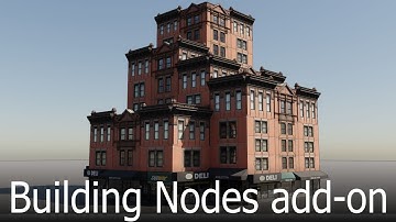 New Blender add-on – Building Nodes