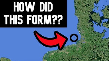 How did this ISOLATED Island form in the North Sea?