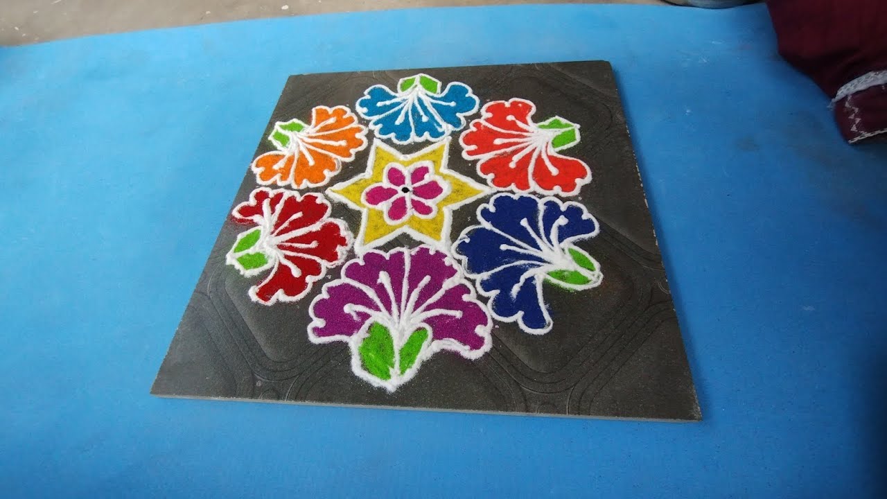 प्रोफेशनल रंगोली बनाना सीखें |Classic Rangoli Craft #art#rangoli#viral#viral#youtuber#subscribe #art