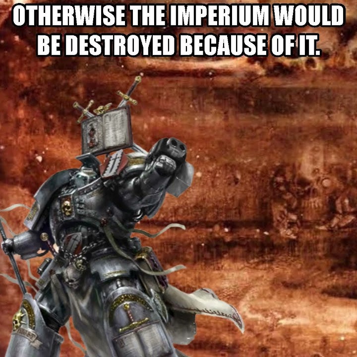 THE TERMINUS DECREE #shorts #fyp #warhammer40k #warhammerlore #funny #voiceacting #entertainment
