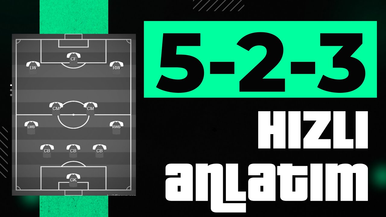 Kısaca 5-2-3 | Sahadaki Dizilişler