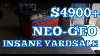 You'll never believe what we found!! - Live Garage Sale Hunting - Neo Geo Lot