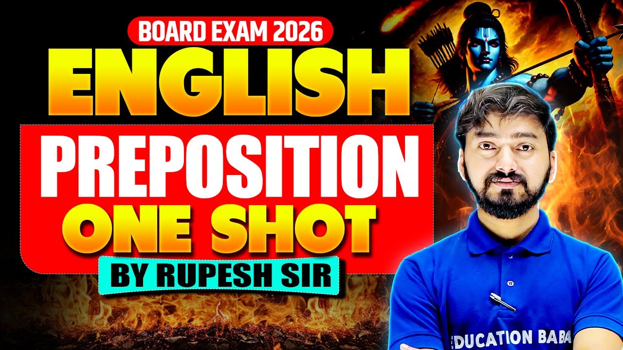 English Grammar Class 12 | Preposition One shot All Objective Questions | Bihar Board 2026