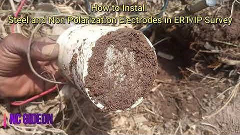 #MM75: Installing Steel Electrodes and Non-Polarization  Electrodes in ERT/IP Surveys