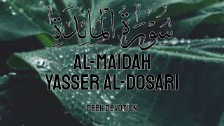Surah Al-Maidah For Sleep/Studying With Rain | Yasser Al-Dosari | Deen Devotion