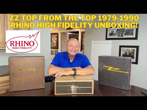 ZZ TOP From The Top 1979–1990 Rhino High Fidelity 5LP Box Set
