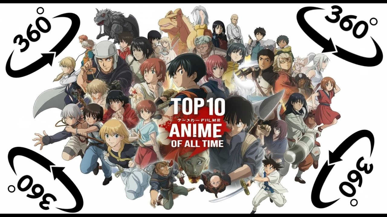 360° Top 10 Anime Films of All Time - YouTube