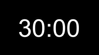 30 Minute Timer / 1800 Seconds Timer