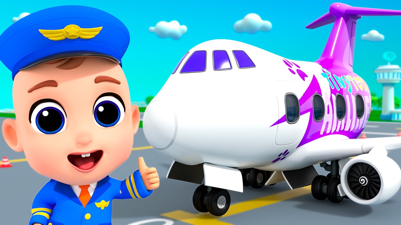 Baby Pilot | Airplane Song | Tinytots Nursery Rhymes & Kids Songs