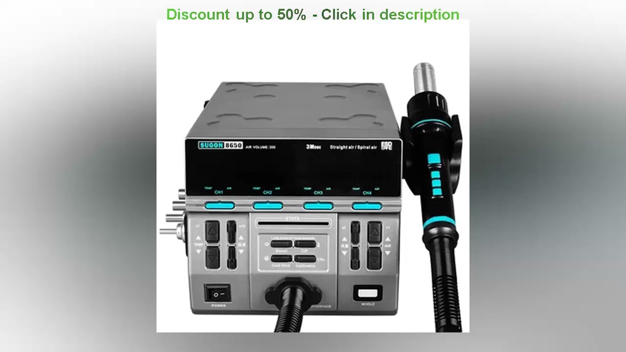 Professional Rework Station For IC CP PCB iPhone Repair SUGON 8650 Professional version Heat  H