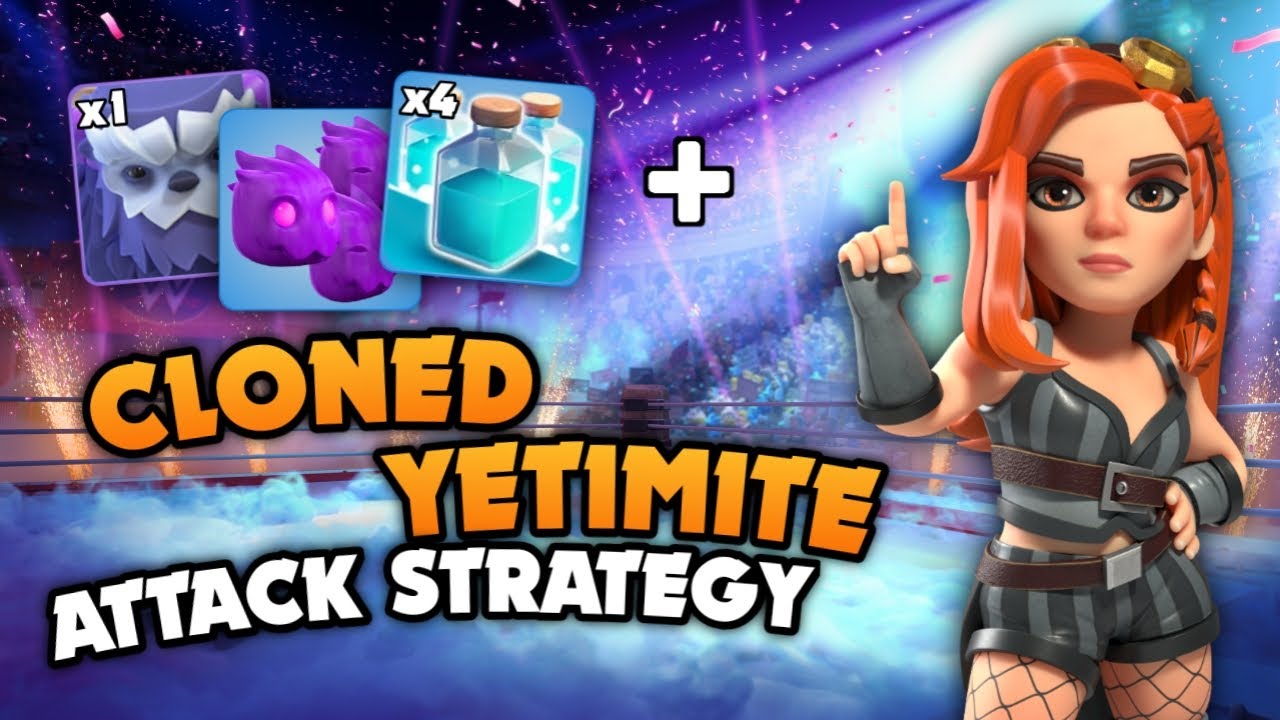 Viral Cloned Mass Yetimite Strategy | Clash of Clans | Clash Buster
